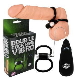  Inel pentru stimularea penisului Double Cock Ring Vibro