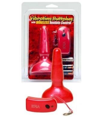 Butt Plug Wireless, cu vibratii si telecomanda, 11,5 cm