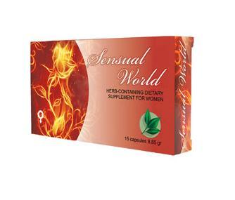 Capsule Sensual World for Women pentru cresterea libidoului la femei