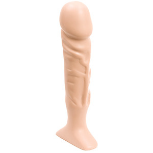 DILDO ANAL THIN/THICK TOOL THIN WHITE, lungime 19 cm