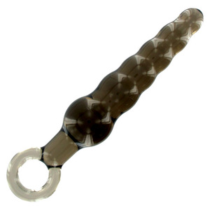 DILDO ANAL WORM GREY, lungime 18.5 cm