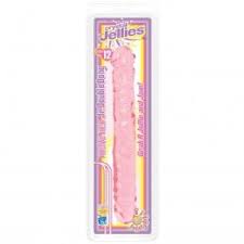 DILDO DUBLU CRYSTAL JELLIES JR. DOUBLE DONG 12, lungime 30.5 cm