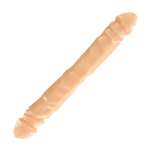 DILDO DUBLU PLAY DONG DUO FLESH, lungime 29 cm