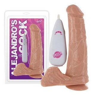 Dildo Alejandro's Cock Vibro pentru a va bucura de dimensiunile lui Alejandro, 22 cm