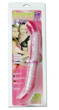 Dildo Dublu Bend It G-Spot, 32 cm