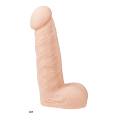 Dildo X-Skin 3 - Flesh, 15 cm