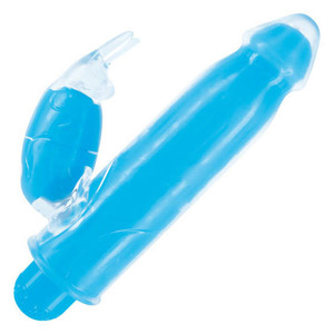 FLUO JELLY RABBIT BLU VIBRATOR