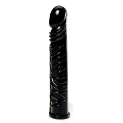 Huge Hoedown 11 Black Butt Plug, 28 cm