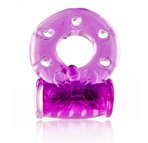 Inel cu vibratii Purple Vibrating Penis Ring