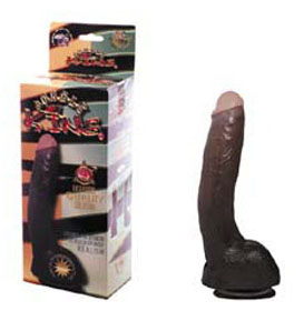 JUNGLE KING Penisdildo black 24cm