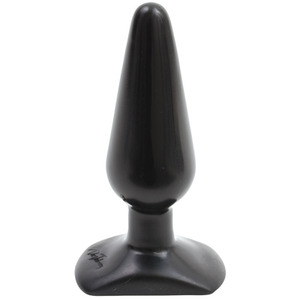 PLUG ANALE BUTT PLUGS SMOOTH CLASSIC MEDIUM BLACK, lungime 13.5 cm