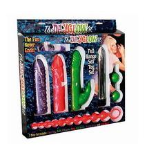 Set vibratoare DayGlow, 7 piese, 16 cm