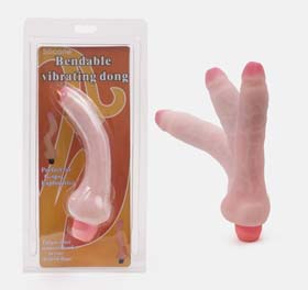 Vibrator Bendable vibrating dong, 16,5 cm