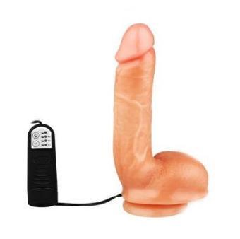 Vibrator Crave Ever Firm, 16.5 cm inserabili, 7 functii, culoare naturala