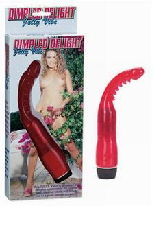 Vibrator Dimpled Delight, Jelly Vibe pentru stimularea puternica a punctului G 