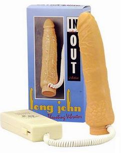 Vibrator Realistic Long John InOut Action, 21 cm