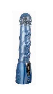 Vibrator cu stimulare vaginala si clitoridiana Magic Moments Blue