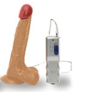 Vibrator realistic cu ventuza Mighty lamar