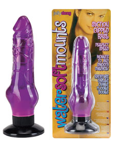 Water Soft Mounts Vibrator Purple